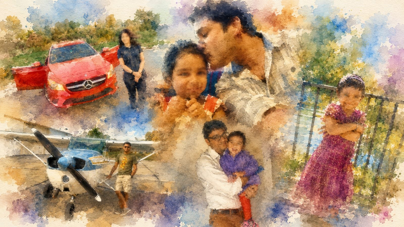 Aniket Bhavsar with family